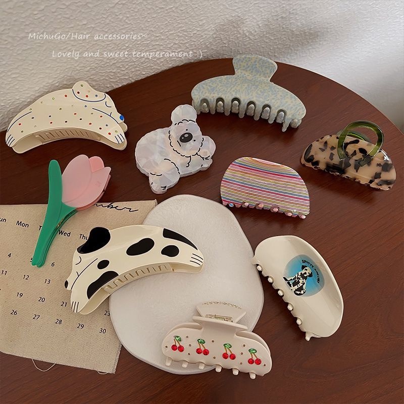 Kẹp Tóc Hình Động Vật Dễ Thương Phong Cách Hàn Quốc Cho Nữ