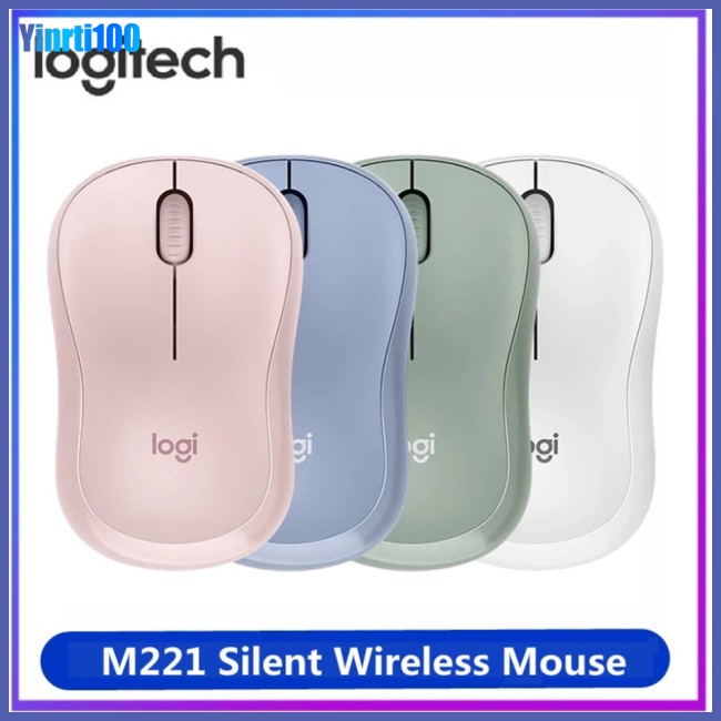 Chuột Gaming Không Dây Yinrti Logitech M221 3 NúT 1000dpi Quang HọC 2.4ghz VớI ĐầU NhậN USB