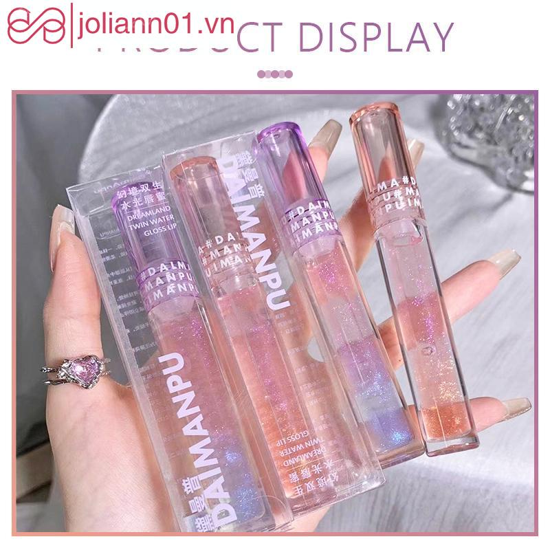 🎐Joliann🎐Water Gloss Lip Gloss Dưỡng ẩm lâu dài Lip Glaze Non Stick Cup Lip Glaze trong suốt