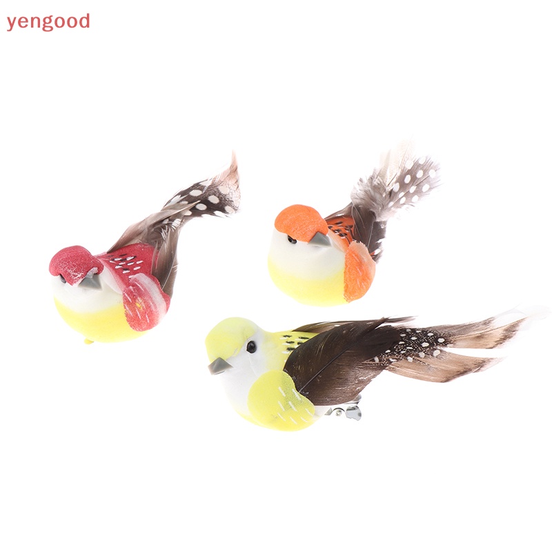 Bộ 6 Mô Hình Chim Giả Bằng Xốp Dùng Trang Trí