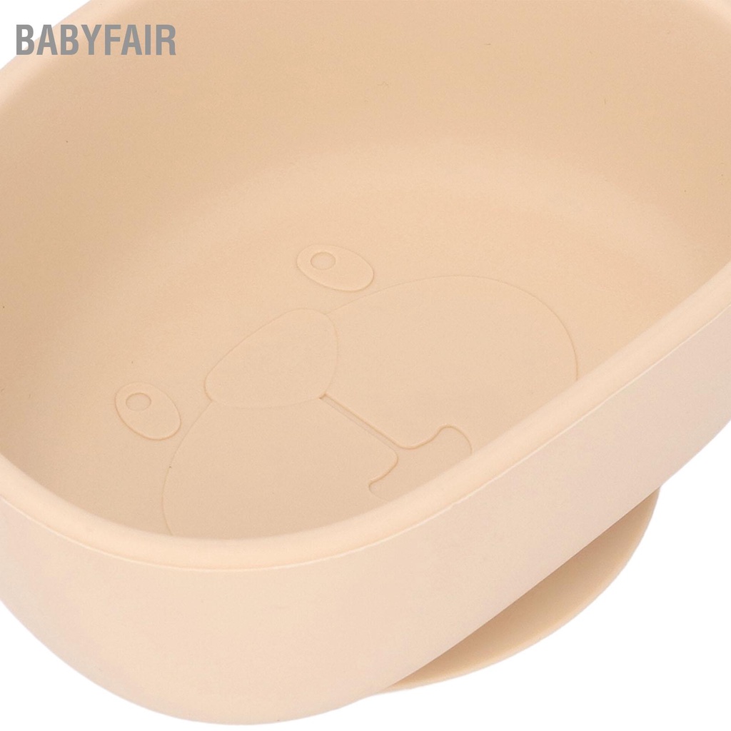 Babyfair Bát Ăn Cho Bé Dễ Thương Tập Đi Hoạt Hình Gấu Trúc Silicon Có Giác Hút Đồ Nhẹ Trái Cây