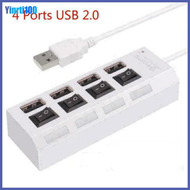 Bộ Chia 4 Cổng Usb 2.0 Tốc Độ Cao Cho Máy Tính