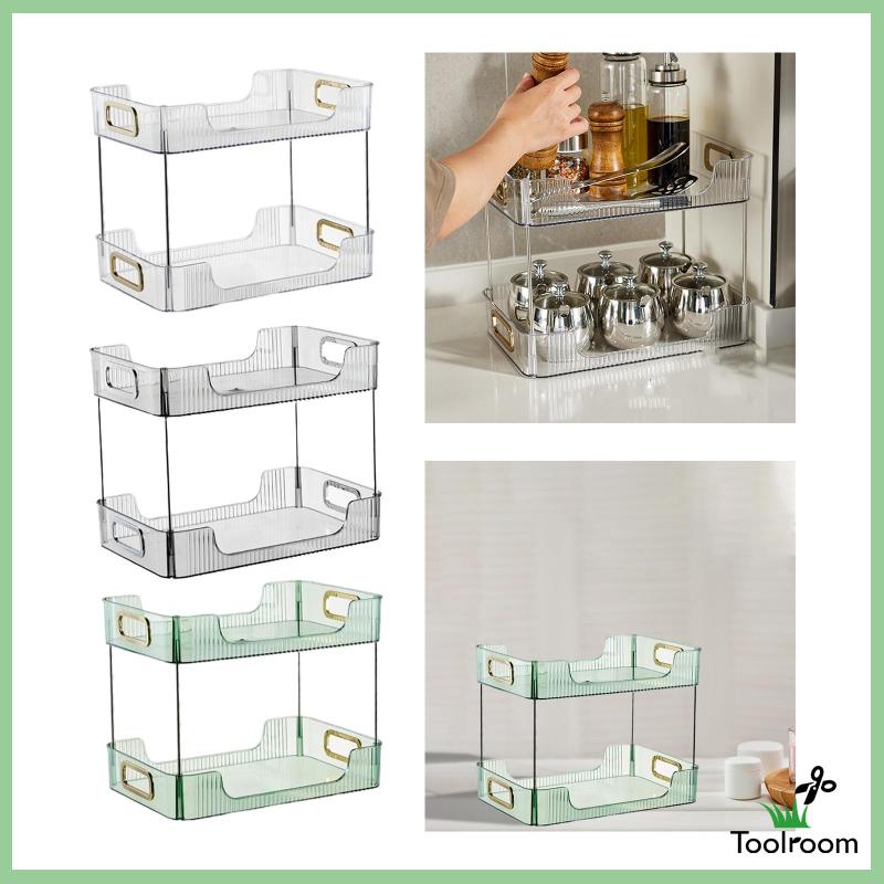 Giá Đựng Đồ Trang Sức / Mỹ Phẩm Để Bàn Màu Xanh Lá