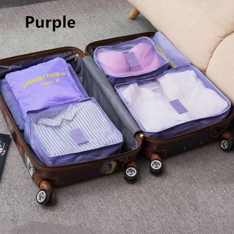 Bộ 6 Túi Đựng Quần Áo Đa Năng Chống Thấm Nước b7w