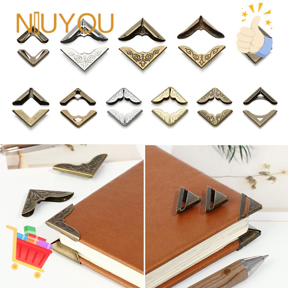 Bộ 4 Vỏ Bọc Góc Sách Menus Phong Cách Retro