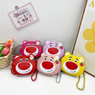Túi đeo chéo mini hình gấu dâu tây dễ thương cho bé