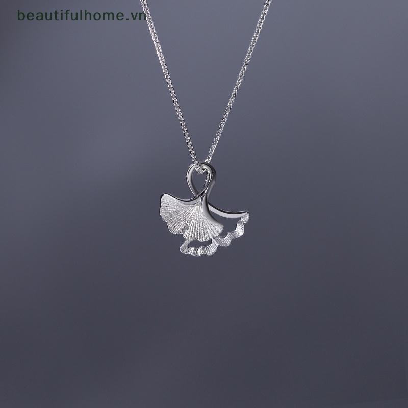 [beautifulhome] Vòng Cổ Dây Xích Hình Lá Ginkgo Đơn Giản Nhẹ Nhàng Thích Hợp Làm Quà Tặng Cho Nữ [beauty]