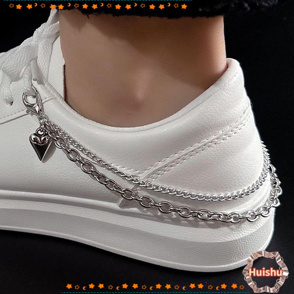 Set 2 Dây Xích Giày Trang Trí Phong Cách Vintage