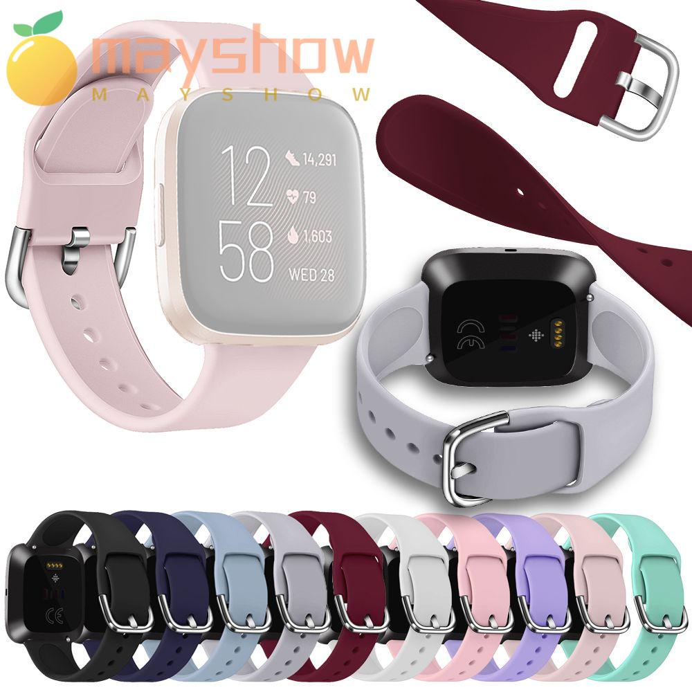 Dây Đeo Thay Thế Bằng Silicone Mềm Cho Đồng Hồ Thông Minh Fitbit Versa 2 1 Lite