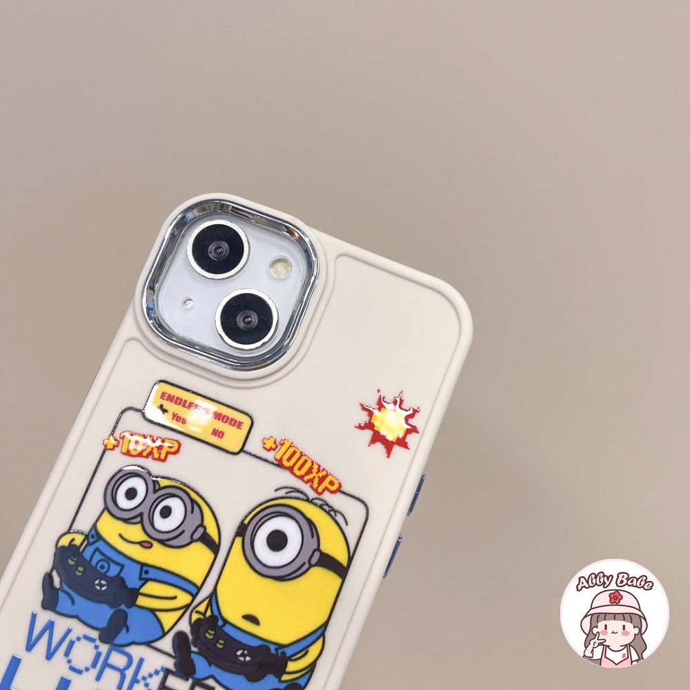 Ốp Điện Thoại TPU Mềm Bóng Chống Bụi Bẩn In Hình Minion Cho IPhone 14 Pro Max 11 12 Pro Max X XS 7Plus