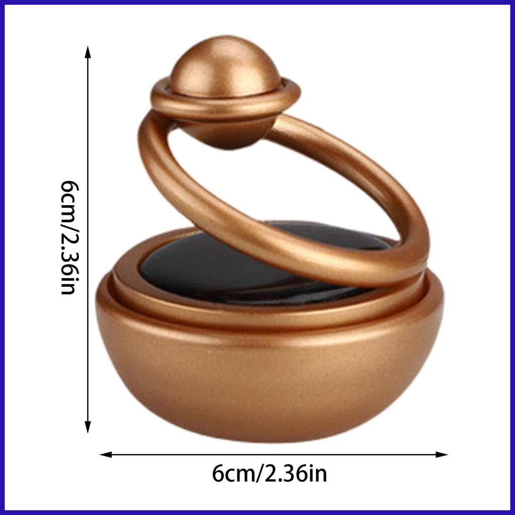 Máy Khuếch Tán Năng Lượng Mặt Trời Xoay Tự Động Trang Trí Xe Hơi