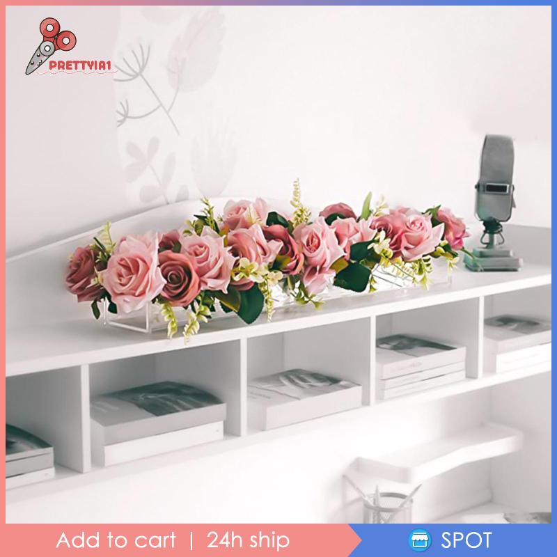 [Prettyia1] Giá Đỡ Chậu Hoa Bằng Acrylic Trong Suốt Dùng Làm Đạo Cụ Chụp Ảnh