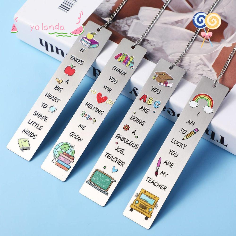 Kẹp Sách Bằng Kim Loại Phong Cách Vintage Dành Cho Giáo Viên