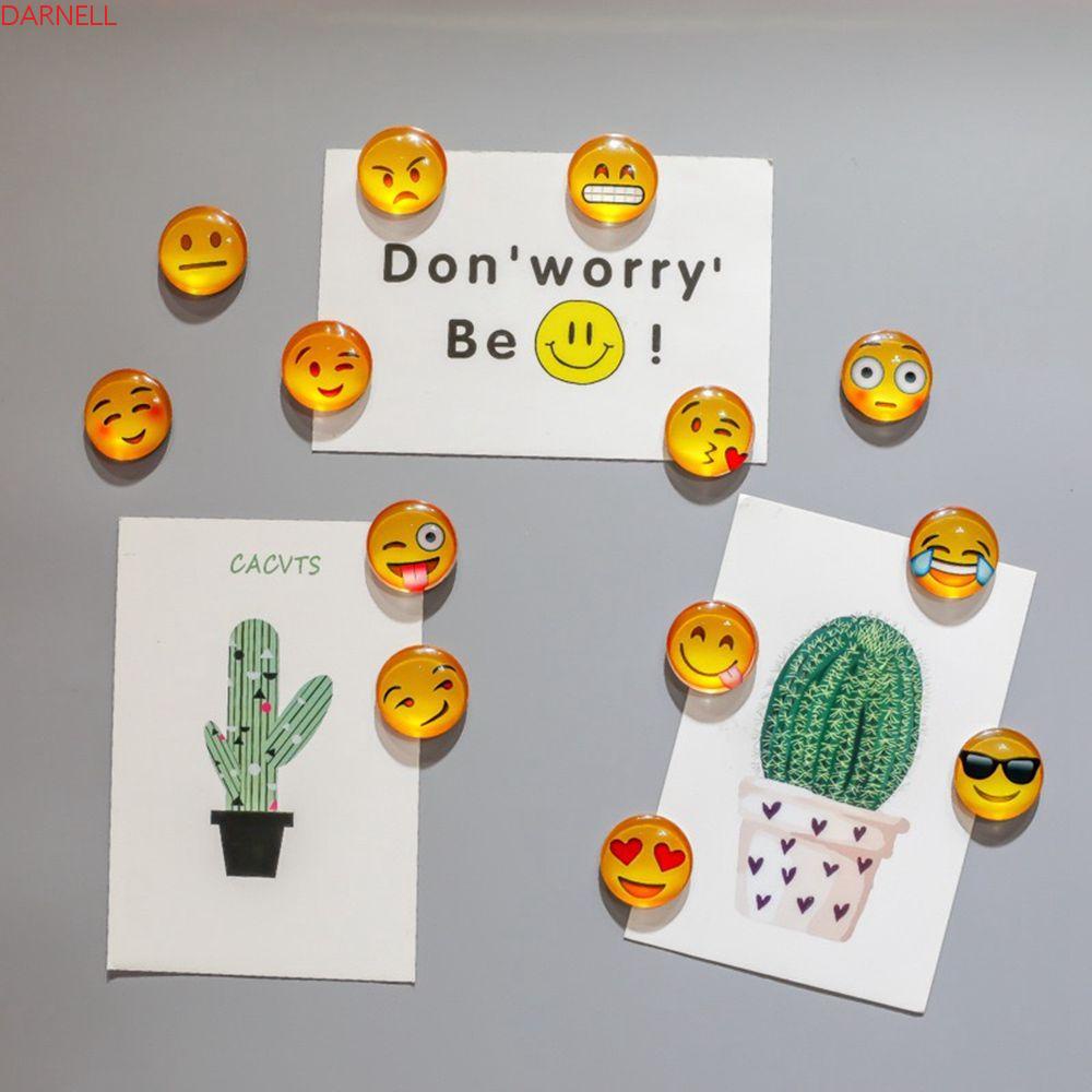 Miếng Dán Trang Trí Tủ Lạnh Hình Biểu Tượng Cảm Xúc Sáng Tạo
