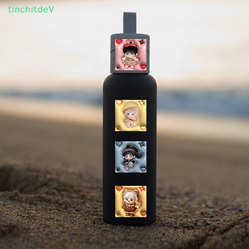 Bộ 62 Miếng Dán Hoạt Hình Bằng Cotton Mềm Mại Trang Trí Ván Trượt / Laptop / Xe Hơi