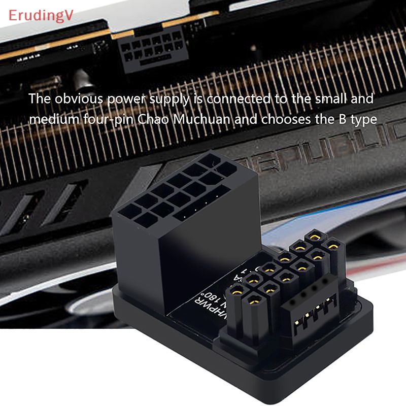 Thẻ Đồ Họa PCIe5.0 ATX3.0 12VHPWR 600W 12 + 4Pin Chất Lượng Cao