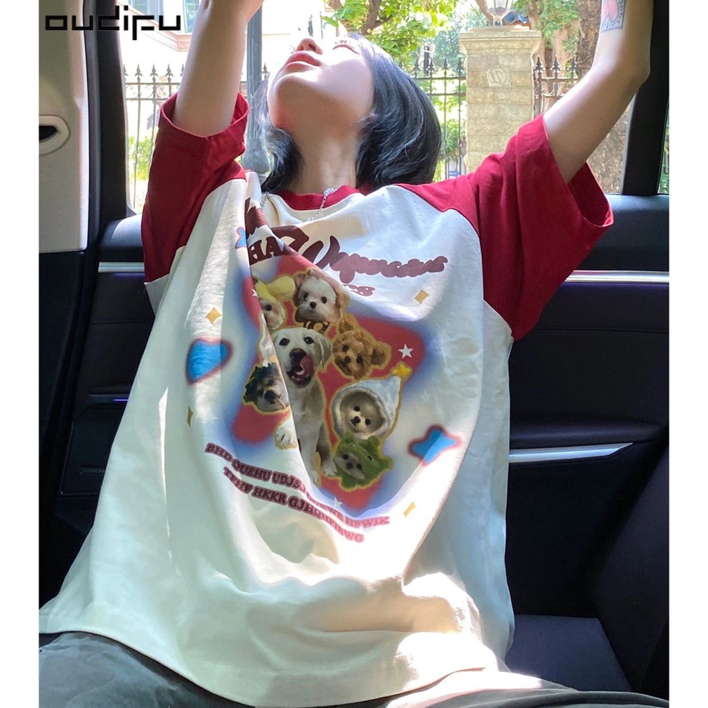 Áo Thun Ngắn Tay Oversize Thời Trang Mùa Hè Mới