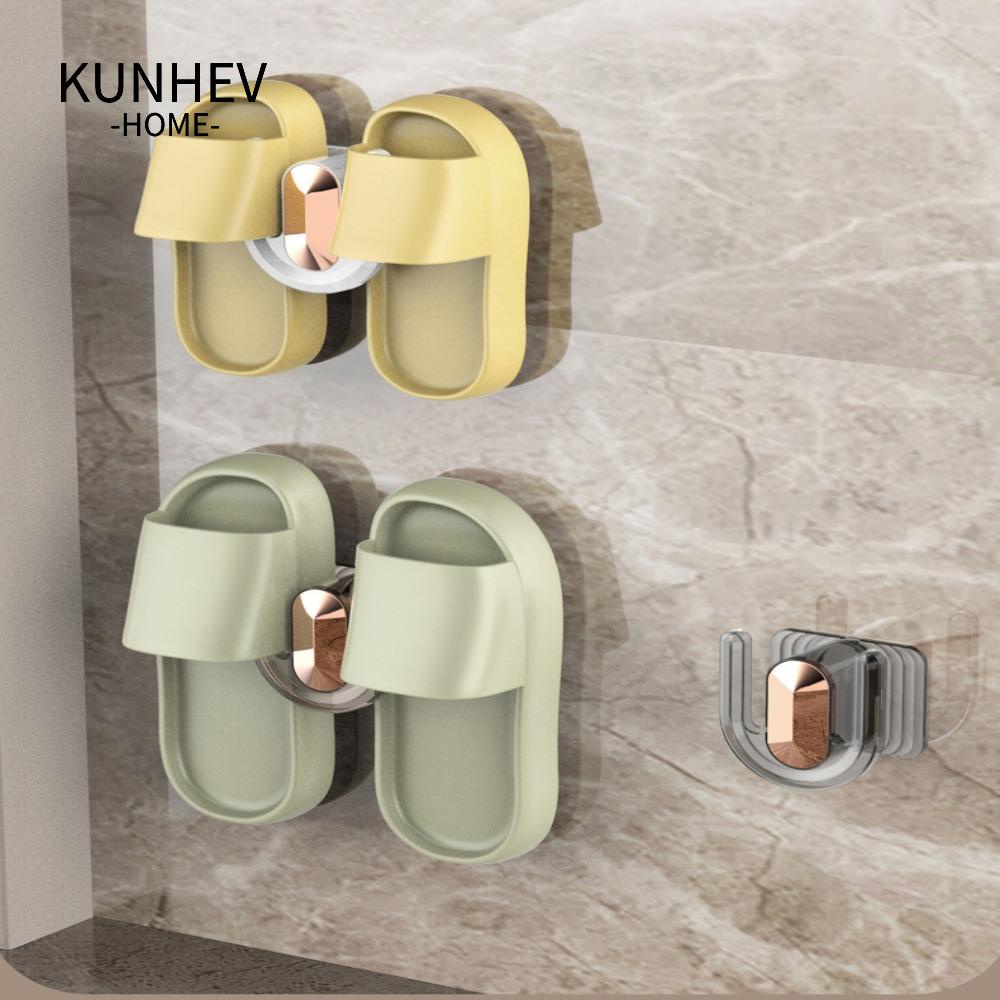 KUNHEV Giá Treo Dép Gắn Tường Tiết Kiệm Không Gian Tiện Dụng Cho Nhà Tắm