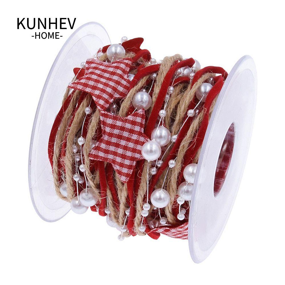 KUNHEV Cuộn Dây Ruy Băng Tự Làm Họa Tiết Hoa Mẫu Đơn Trang Trí Nhà Cửa Dịp Năm Mới 2022