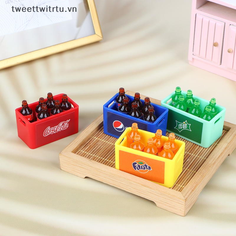 Mô Hình Chai Nước Mini 1 / 12 Dùng Trang Trí Nhà Búp Bê