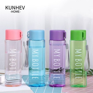 KUNHEV Bình Nước Bằng Nhựa 500ml Dành Cho Nam Và Nữ