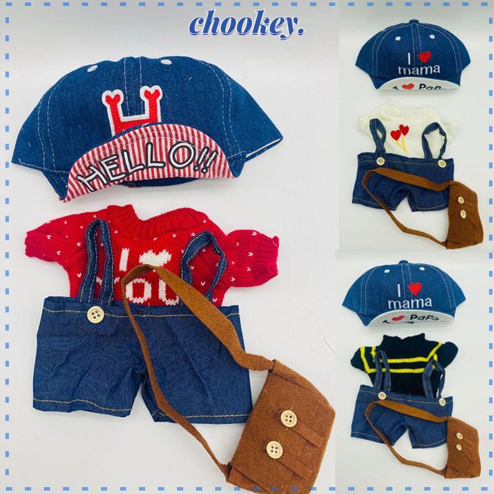 CHOOKEY 1 Bộ Quần Áo Sweater Hình Chú Vịt Nhồi Bông Dễ Thương 2023 30cm