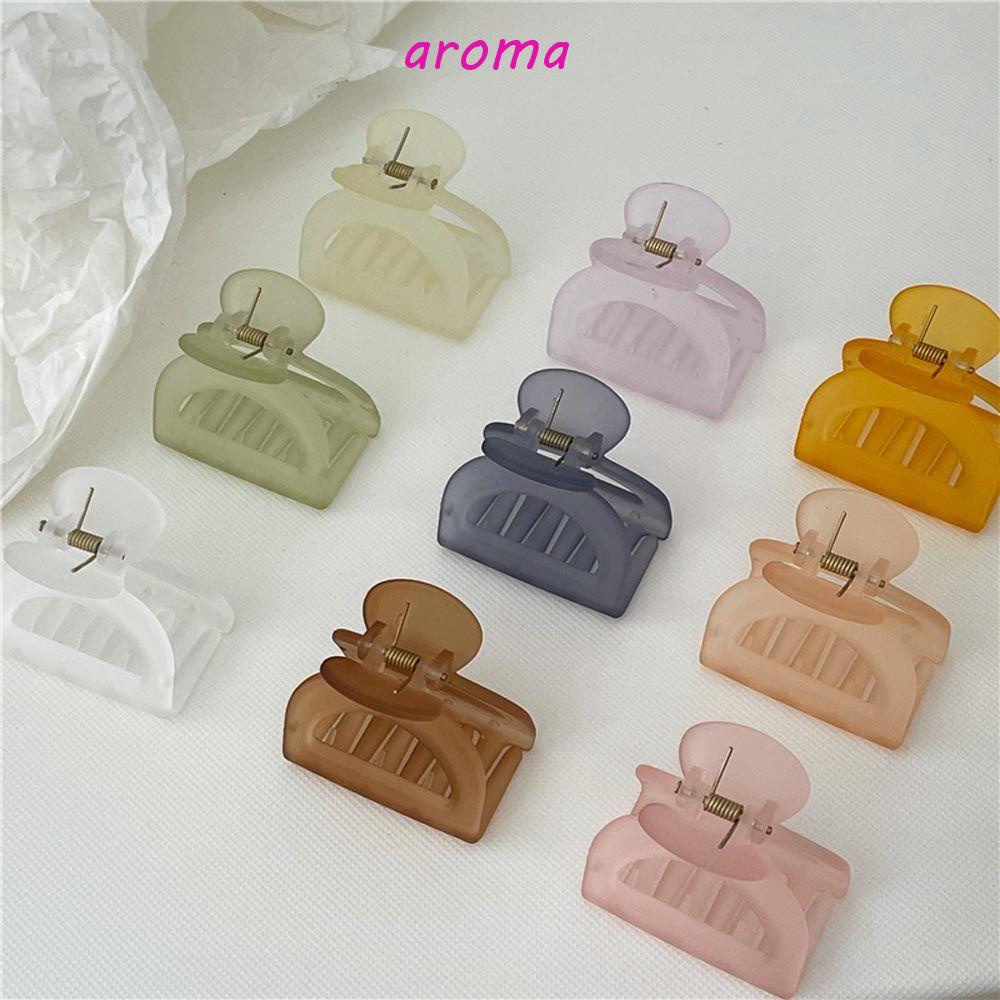 Kẹp Tóc Càng Cua Hình Học Màu Sắc Ngọt Ngào Thanh Lịch Cho Nữ