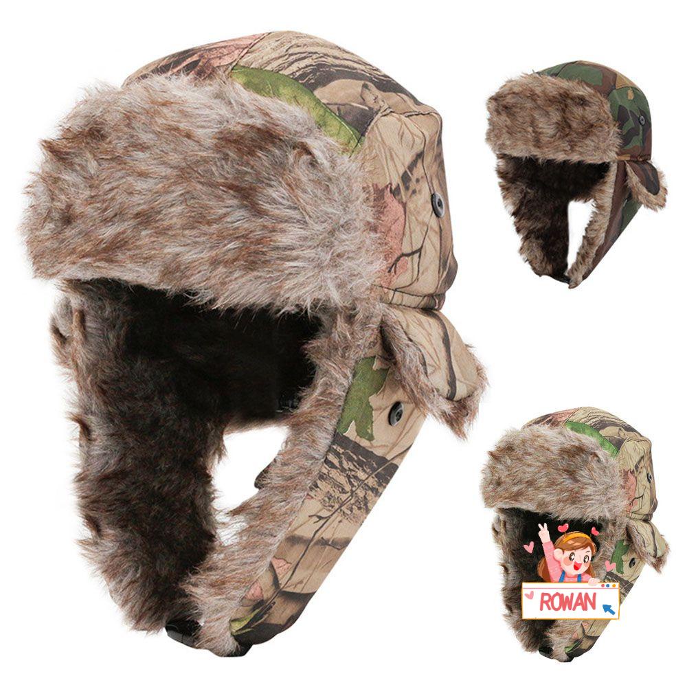 Mũ Bomber Giả Lông Thú Cho Nam Và Nữ