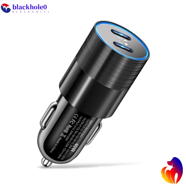 Trạm Sạc Nhanh Loại C 40w Hai Cổng Pd Tương Thích Với Iphone 13 12 11