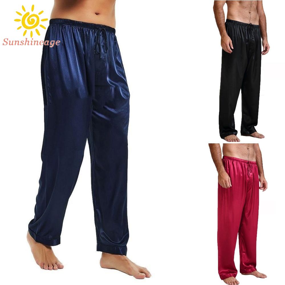 1 Quần Ngủ Lụa Không Đường May Đơn Giản