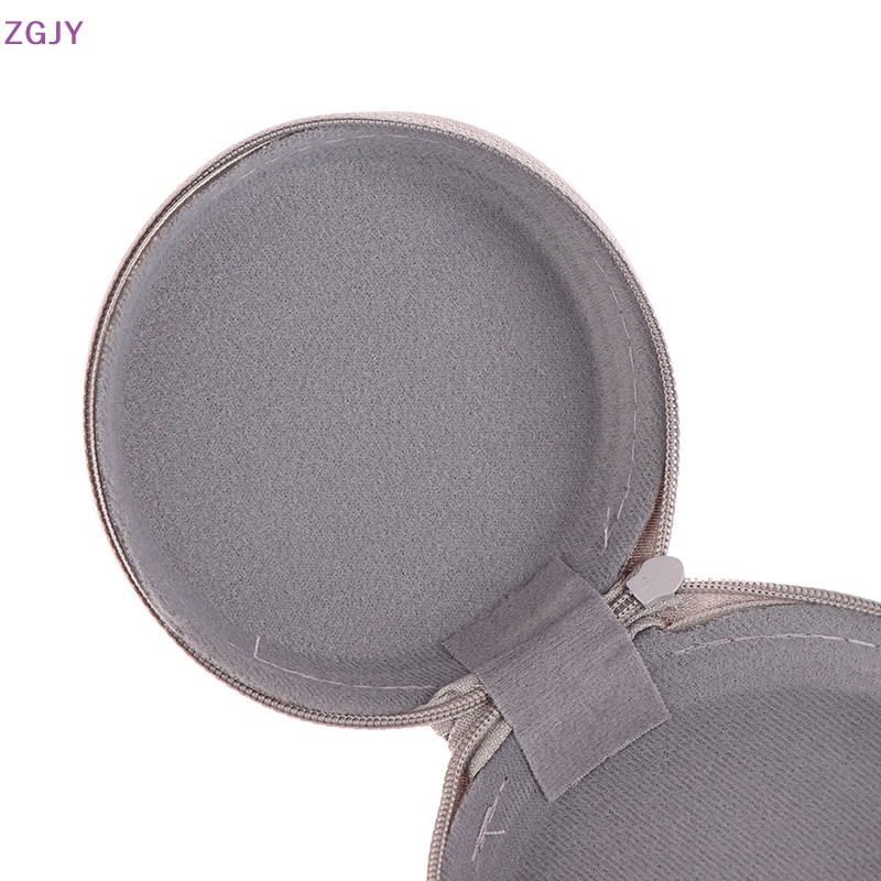 1 Hộp Tròn EVA Có Dây Kéo Đựng Mắt Kính Mới