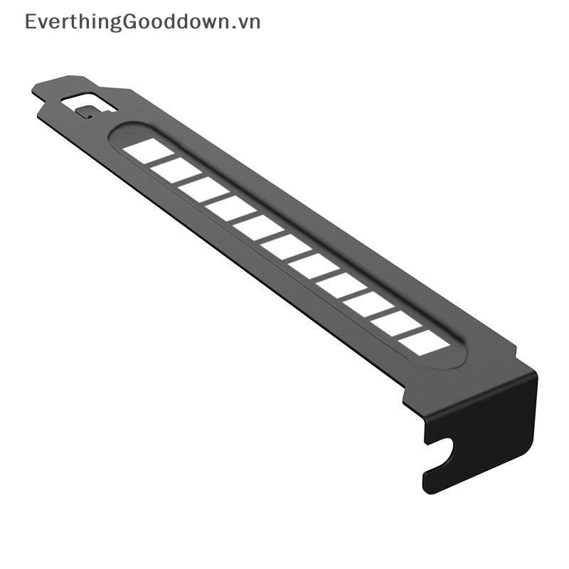 Everthinggooddown 10 Tấm Thông Gió Tản Nhiệt PCI Baffle PC Có Vít Tản Nhiệt Cho Khung Gầm Máy Tính