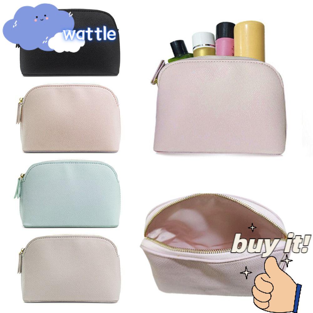 WATTLE Túi Đựng Đồ Trang Điểm Bằng Da PU Tiện Dụng