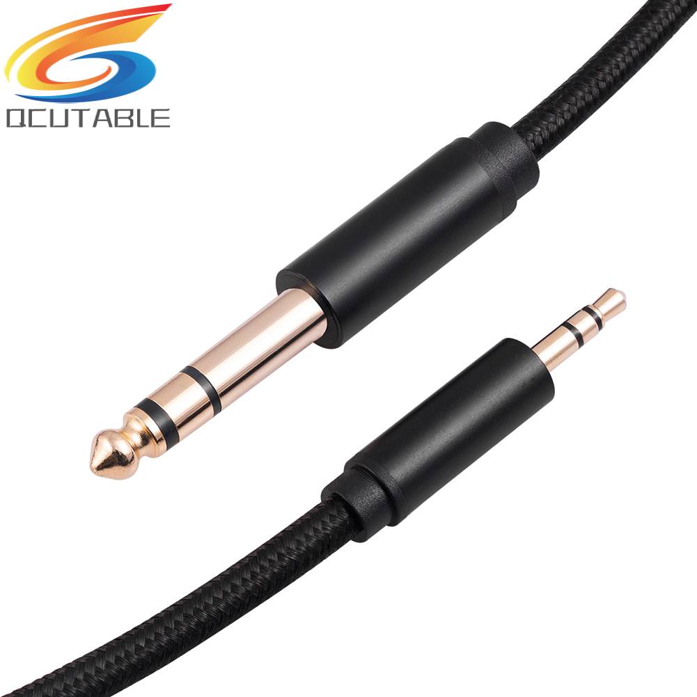 Cáp Âm Thanh Mạ VàNg 3.5mm Sang 6.35mm