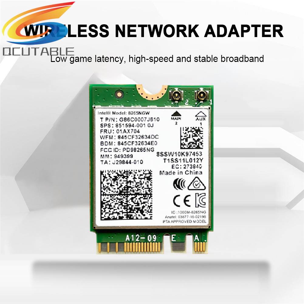 Thẻ Mạng Không Dây 867M 2.4G 5G Bluetooth Và Phụ Kiện