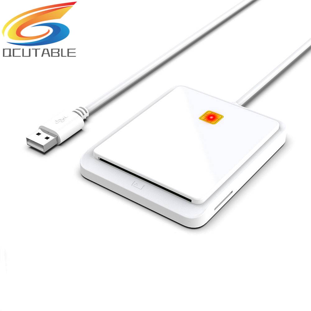 Đầu Đọc Thẻ Thông Minh USB 2.0 Cho Dac IC ID Bank SIM Card Windows 7 8 10 Vista