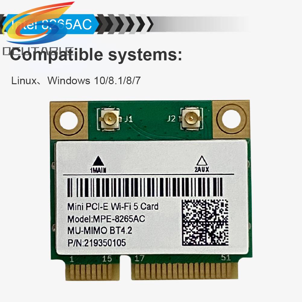 Thẻ Mạng Không Dây 1200M MC8265 Băng Tần Kép 2.4GHz 5GHz Mini PCIe