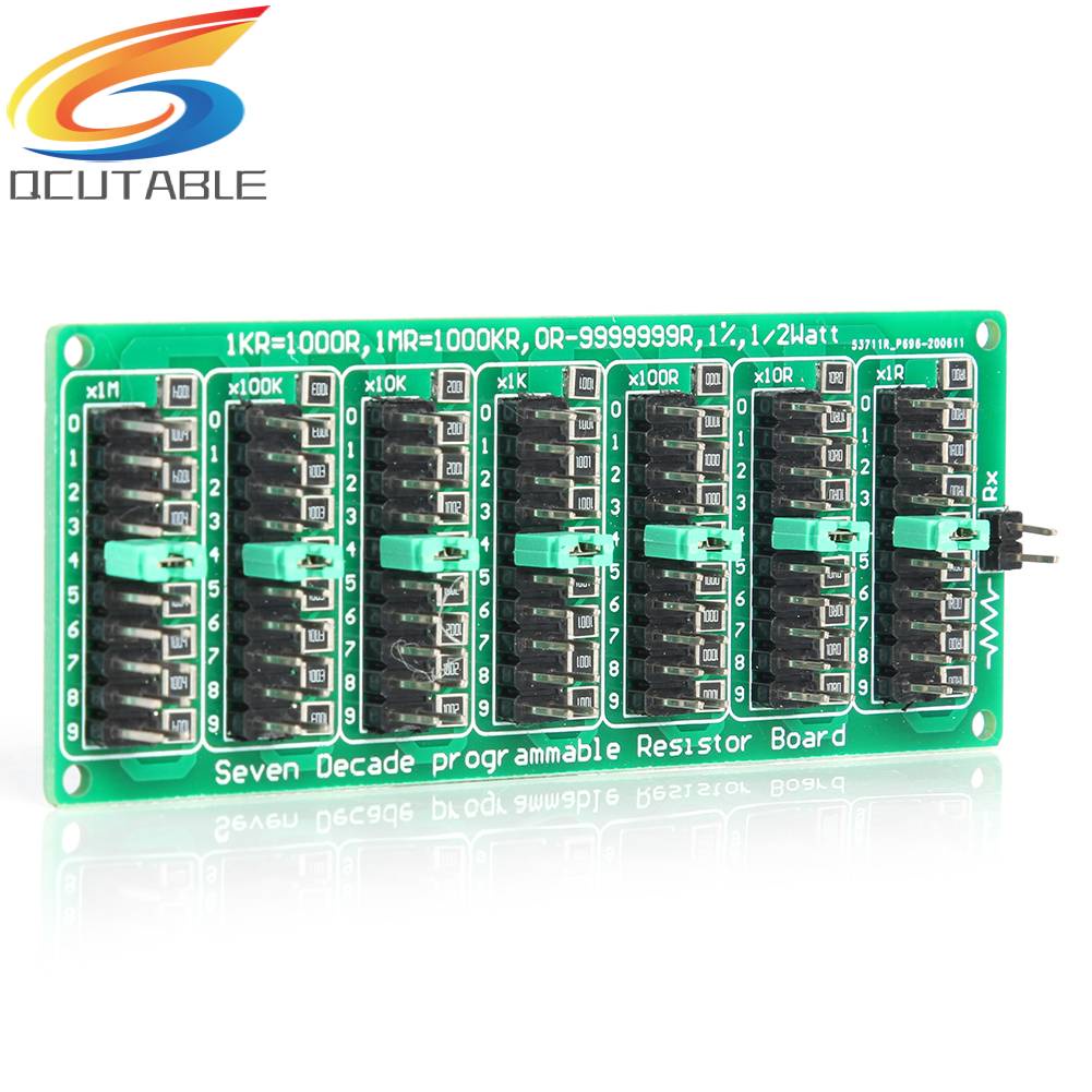 Bảng Mạch Điện Trở 7 Decade 1R-9999999Mô Đun Lập Trình R / 1R SMD Chuyên Dụng