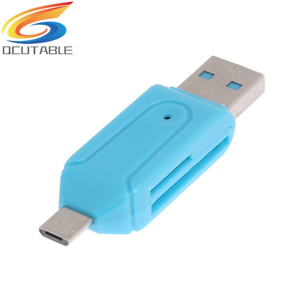 Đầu Đọc Thẻ Nhớ TF / SD Với Cổng USB / Micro USB OTG Cho Điện Thoại Thông Minh