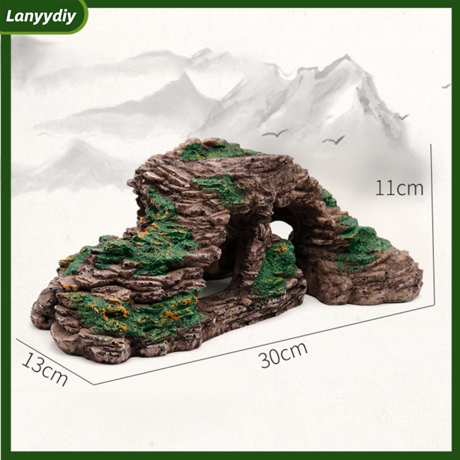 Bệ Đá Leo Trèo Bằng Nhựa Trang Trí Bể Cá