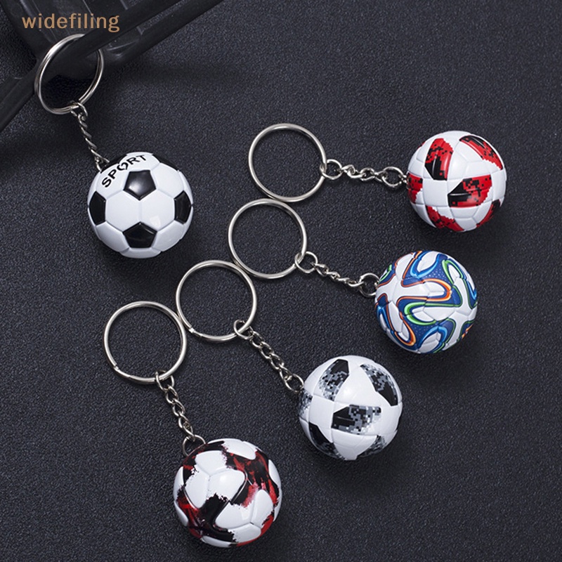 Móc Khóa Da PU Mặt Hình Quả Bóng Đá Thời Trang