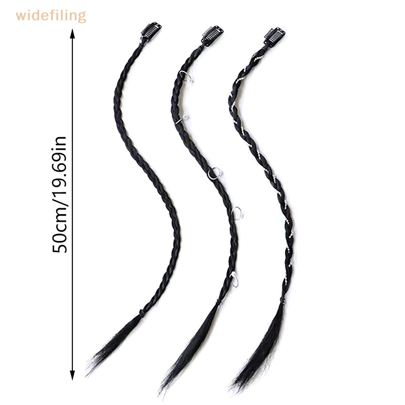 Widefiling Y2K Tóc Giả Thắt Bím Phong Cách Thời Trang Mát Mẻ Không Để Lại Dấu Vết Dành Cho Nữ