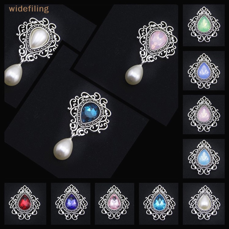 Widefiling Ghim Cài Áo Phẳng Bằng Kim Loại Pha Lê Lấp Lánh Đẹp Mắt Thời Trang Sáng Tạo Dành Cho Đám Cưới Lễ