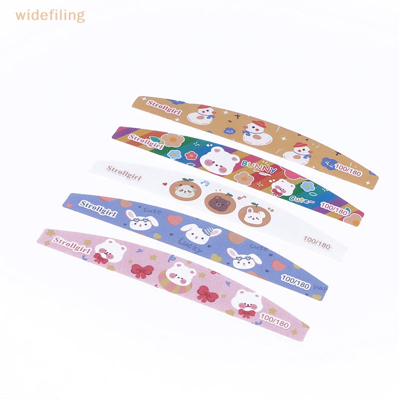 Dụng Cụ Dũa Móng Tay Hai Mặt Họa Tiết Hoạt Hình Dễ Thương