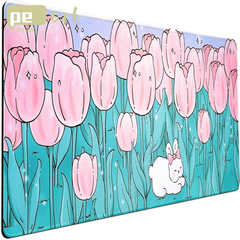 PEARLVN .Tấm Lót Chuột Cỡ Lớn Chống Trượt Họa Tiết Hoạt Hình Dễ Thương