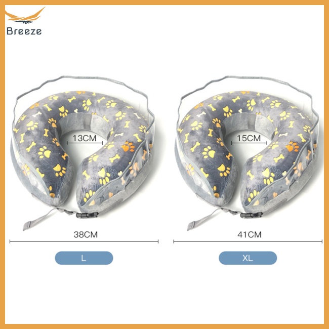 Vòng Cổ Bơm Hơi Bảo Vệ Chống Cắn Chống Liếm Dành Cho Thú Cưng