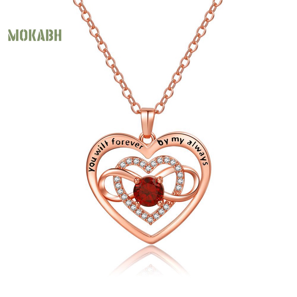 Vòng cổ Mặt Trái Tim Đính Đá Thời Trang Dành Cho Nữ