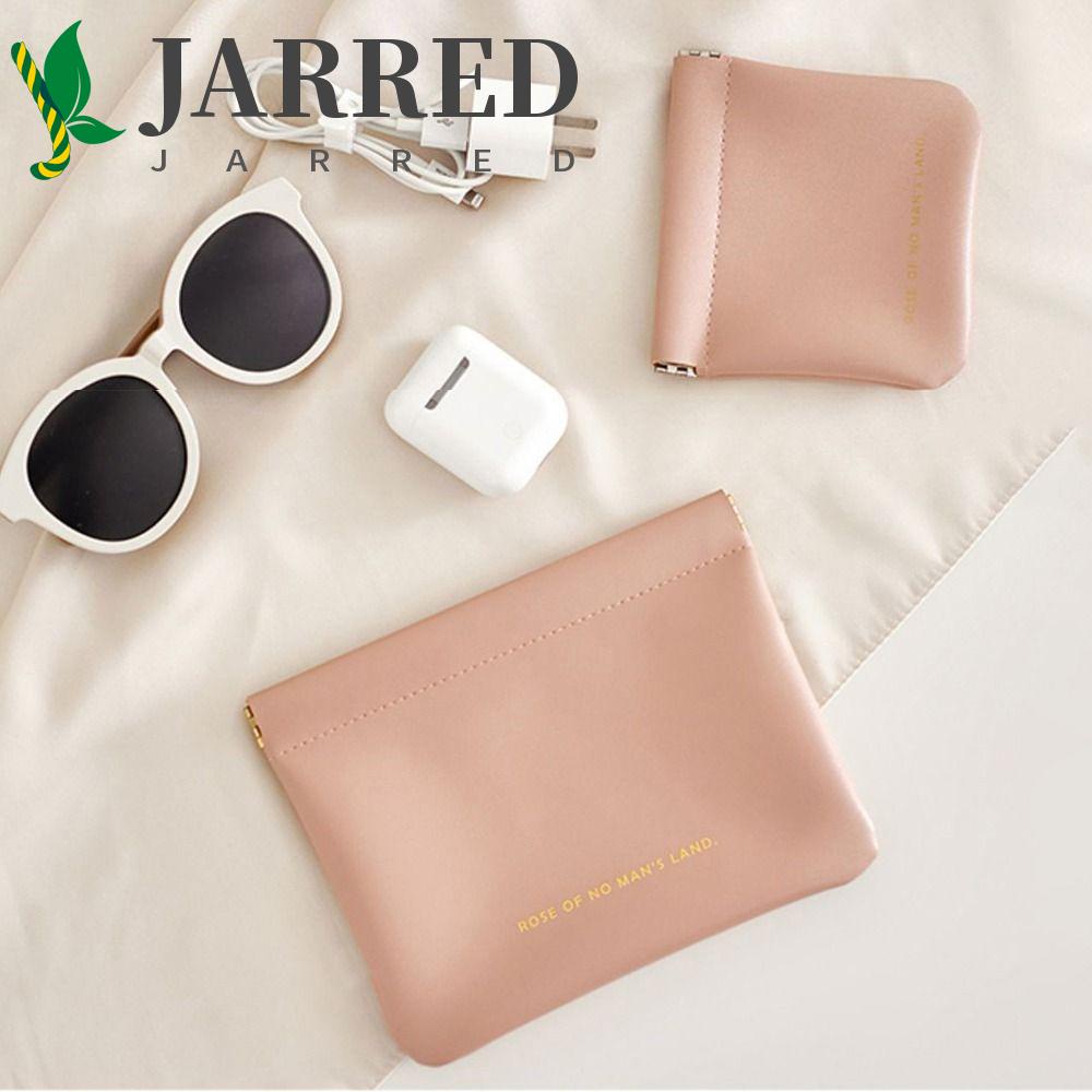 JARRED Túi Da PU Đựng Chìa Khóa / Dây Chuyền / Tiền Chống Thấm Nước Tiện Dụng Cho Nữ