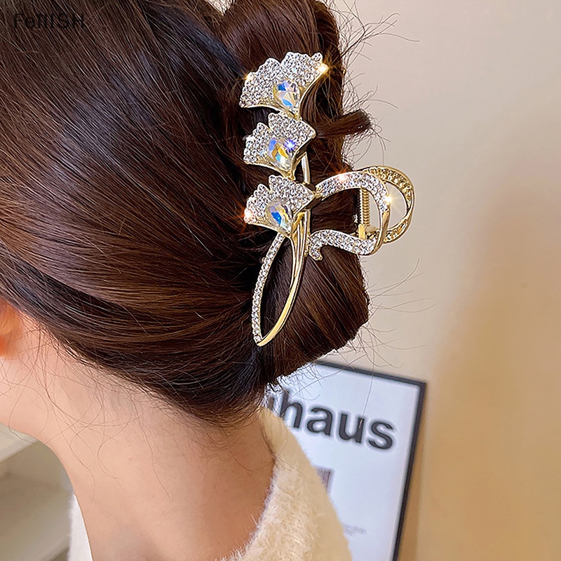 Kẹp Tóc Đính Đá Pha Lê Nhân Tạo Thời Trang Dành Cho Nữ 439br
