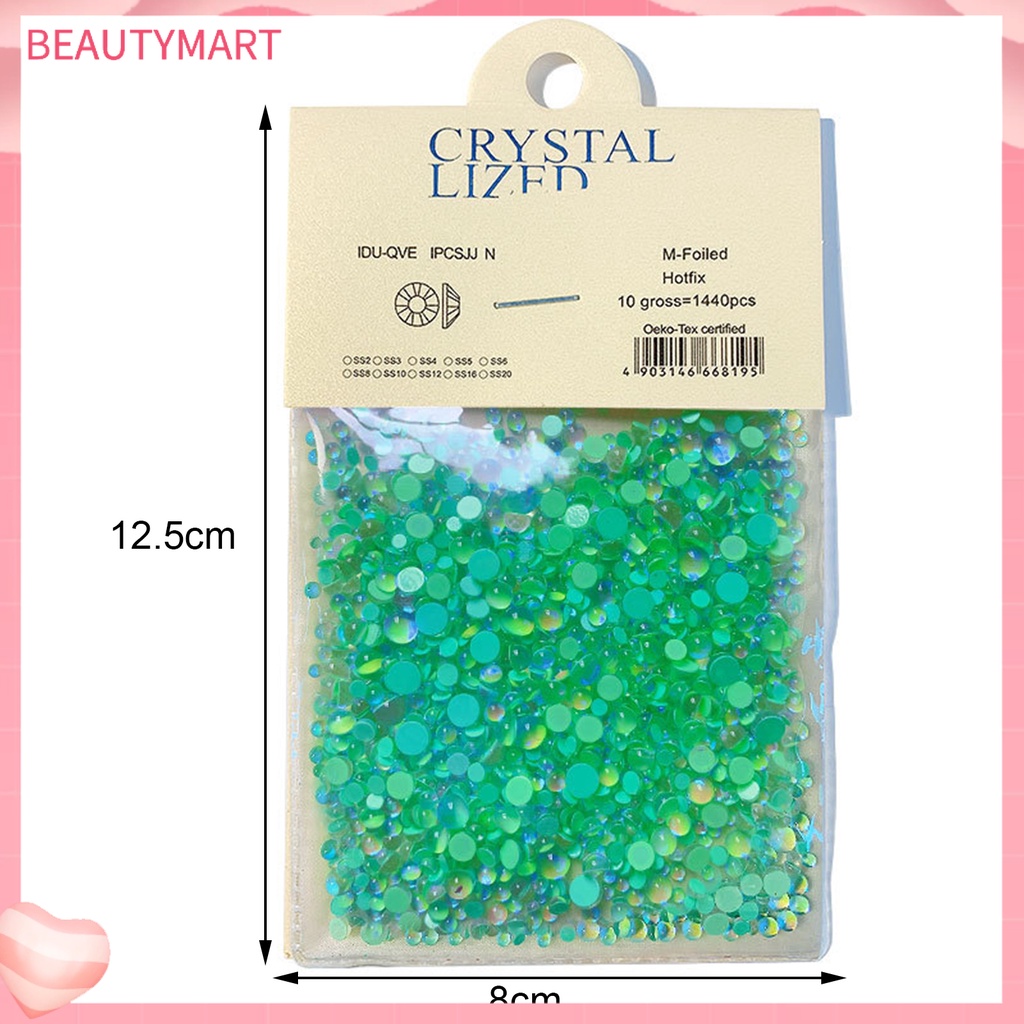 Túi 1440 Hạt Cườm Lấp Lánh Trang Trí Móng Tay Nghệ Thuật